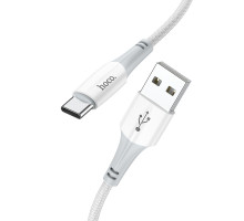 Кабель USB Hoco X70 Ferry Type-C 3A Колір Бiлий 6931474760487