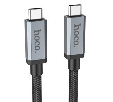 Кабель USB Hoco US06 USB3.2 20Gbps 100W 4K 60Hz 2m Type C to Type C Колір Чорний 6931474777393