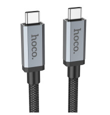 Кабель USB Hoco US06 USB3.2 20Gbps 100W 4K 60Hz 2m Type C to Type C Колір Чорний 6931474777393