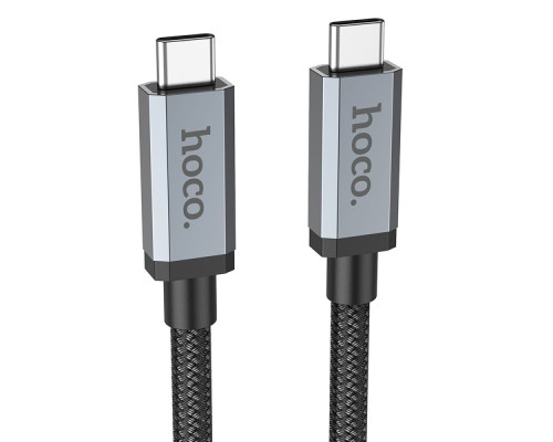 Кабель USB Hoco US06 USB3.2 20Gbps 100W 4K 60Hz 2m Type C to Type C Колір Чорний 6931474777393