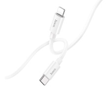 Кабель USB Hoco X87 Magic silicone PD20W Type C to Lightning Колір Бiлий 6931474783189