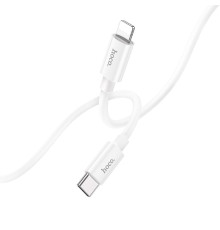 Кабель USB Hoco X87 Magic silicone PD20W Type C to Lightning Колір Бiлий 6931474783189