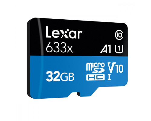 Накопичувач Micro SDHC Card LEXAR 633x (Class 10 UHS-I U1) 32GB