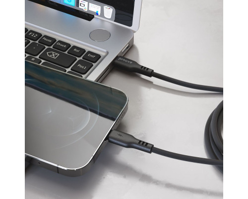 Кабель Proove Rebirth Type-C to Lightning 27W (1m) green 2003000258172 6901111108071
