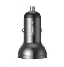 АЗП Baseus Digital Display Dual USB 4.8A Car Charger 24W dark gray