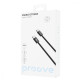 Кабель Proove Energy Streem Type-C to Type-C 60W (1m) black