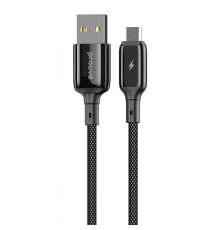 Кабель Proove Dense Metal Micro USB 2.4A (1m) black