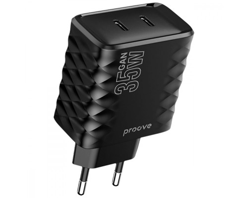 МЗП Proove Speed Surge Gan 35W (Type-C + Type-C) black 2001001870768 6901119900585