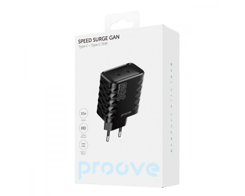 МЗП Proove Speed Surge Gan 35W (Type-C + Type-C) black 2001001870768 6901119900585