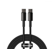 Кабель Baseus Tungsten Gold Fast Charging Type-C to Type-C 100W (2m) gold
