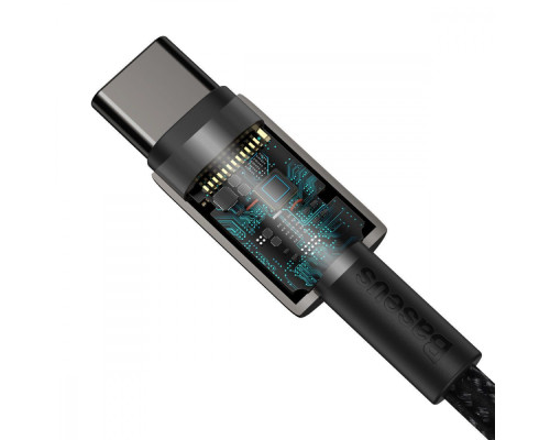 Кабель Baseus Tungsten Gold Fast Charging Type-C to Type-C 100W (2m) gold