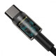 Кабель Baseus Tungsten Gold Fast Charging Type-C to Type-C 100W (2m) gold