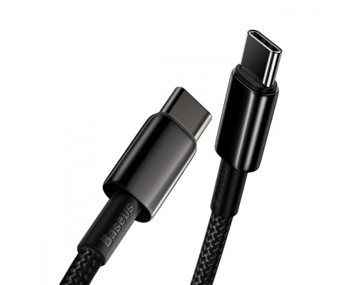 Кабель Baseus Tungsten Gold Fast Charging Type-C to Type-C 100W (2m) gold
