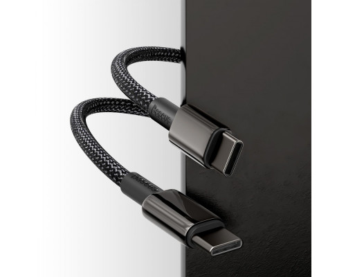 Кабель Baseus Tungsten Gold Fast Charging Type-C to Type-C 100W (2m) gold