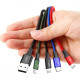 Кабель Baseus Fast 4-in-1 Cable (iP(2)+Type-C+Micro USB) 3.5A (1.2m) black 2003000300178 6953156278486