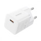 МЗП Baseus GaN5 Mini Fast Charger Type-C 25W (З кабелем Type-C to Type-C 100W 1m) white