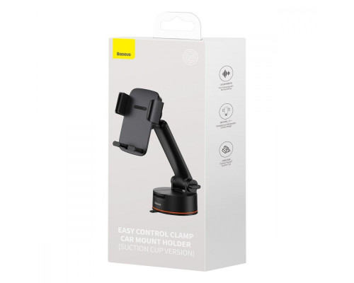 Тримач в машину Baseus Easy Control Clamp Pro (Suction Cup) black