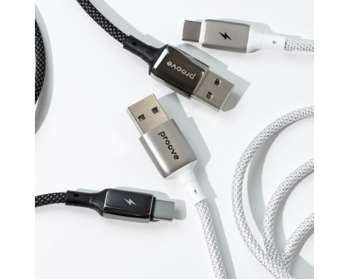 Кабель Proove Dense Metal Micro USB 2.4A (1m) black