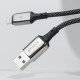 Кабель Proove Dense Metal Micro USB 2.4A (1m) black