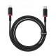 Кабель Baseus Dura Series Type-C to Lightning 20W (1m) black/red 2003000232158