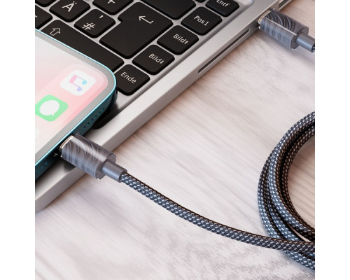 Кабель Proove Spectral Type-C to Lightning 27W (1m) gray 2001001965440 6901112153414