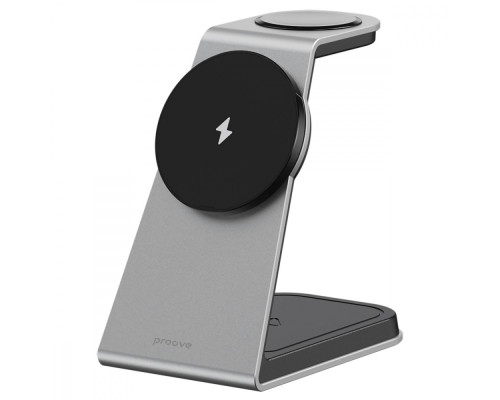 Бездротовий ЗП Proove Omni Power 3 in 1 gray 2001001847166 6901119975842