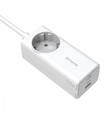 Мережевий фільтр Proove Power Strip PD-02 65W (2 Type-C + 1USB) white 2001001001131 2003000226478