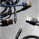 Кабель Baseus Cafule Lightning Cable 2A (3m) gold/black