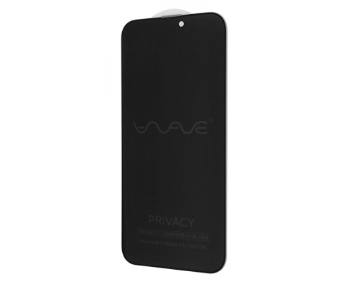 Захисне скло WAVE Privacy iPhone 15 black