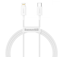 Кабель Baseus Superior Series Fast Charging Type-C to Lightning PD 20W (1m) white