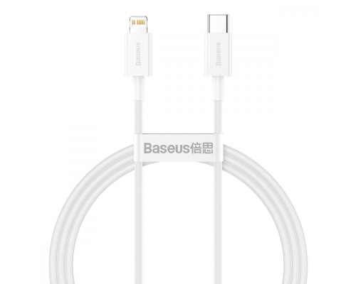 Кабель Baseus Superior Series Fast Charging Type-C to Lightning PD 20W (1m) white