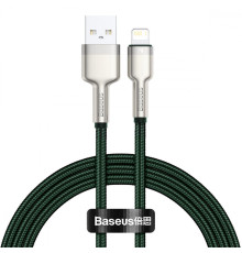 Кабель Baseus Cafule Metal Lightning 2.4A (2m) green