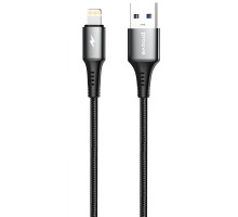 Кабель Proove WireX USB to Lightning 2.4A (1m) black 2003000238693 6901115352142