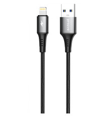Кабель Proove WireX USB to Lightning 2.4A (1m) black 2003000238693 6901115352142