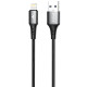 Кабель Proove WireX USB to Lightning 2.4A (1m) black 2003000238693 6901115352142