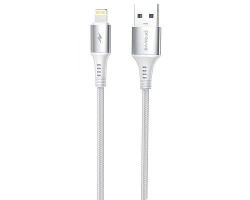Кабель Proove WireX USB to Lightning 2.4A (1m) white 2003000248357 6901111331455