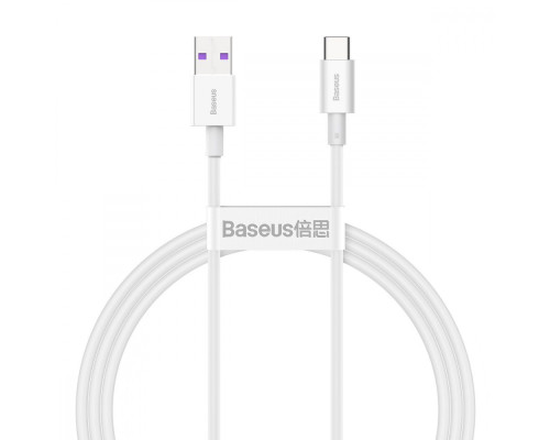 Кабель Baseus Superior Series Fast Charging Type-C 66W (1m) white