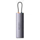 USB-Хаб Baseus Metal Gleam Series 12-in-1 (Type-C to HDMI+USB3.1*2+USB3.0*2+Type-C 3.1+PD+RJ45+SD/TF gray