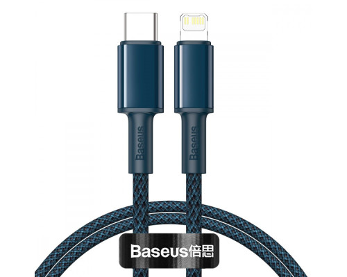 Кабель Baseus High Density Braided Type-C to Lightning PD 20W (2m) blue