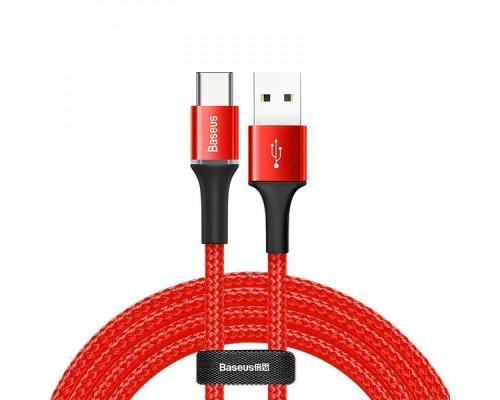 Кабель Baseus Halo Data Type-C 2A (2m) red