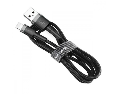 Кабель Baseus Cafule Type-C to Type-C PD 2.0 60W (2m) gray/black