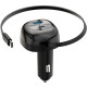 АЗП Proove Pulsar 65W (Type-C + USB) + Retractable Type-C Cable black 2003000317138 6901115552078