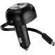 АЗП Proove Pulsar 65W (Type-C + USB) + Retractable Type-C Cable black 2003000317138 6901115552078