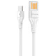 Кабель Proove Double Way Silicone Micro USB 2.4A (1m) white