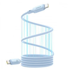 Кабель Baseus PicoGo Magnetic Liquid Silicone Type-C to Type-C 240W (1m) blue 2003000212600 6932172677480