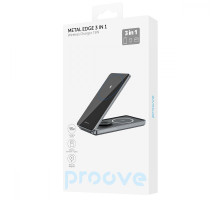 Бездротовий ЗП Proove Metal Edge 3 in 1 gray 2001001754556 6901118966452