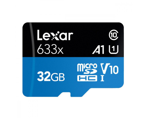 Накопичувач Micro SDHC Card LEXAR 633x (Class 10 UHS-I U1) 32GB