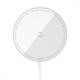 Бездротовий ЗП Baseus Simple Mini3 Magnetic Wireless Charger 15W silver