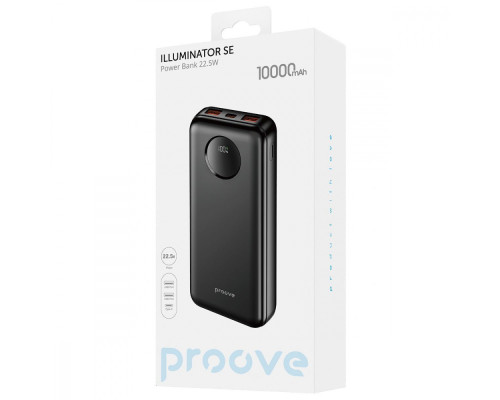 Портативна Батарея Proove Illuminator SE 22.5W 10000mAh black 2003000150414 6901119817111