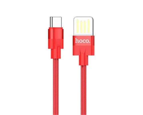 Кабель Hoco U55 Outstanding Type-C (1.2m) red